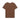 Lightweight Recycled Cotton T-Shirt Chocolate