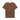 Lightweight Recycled Cotton T-Shirt Chocolate
