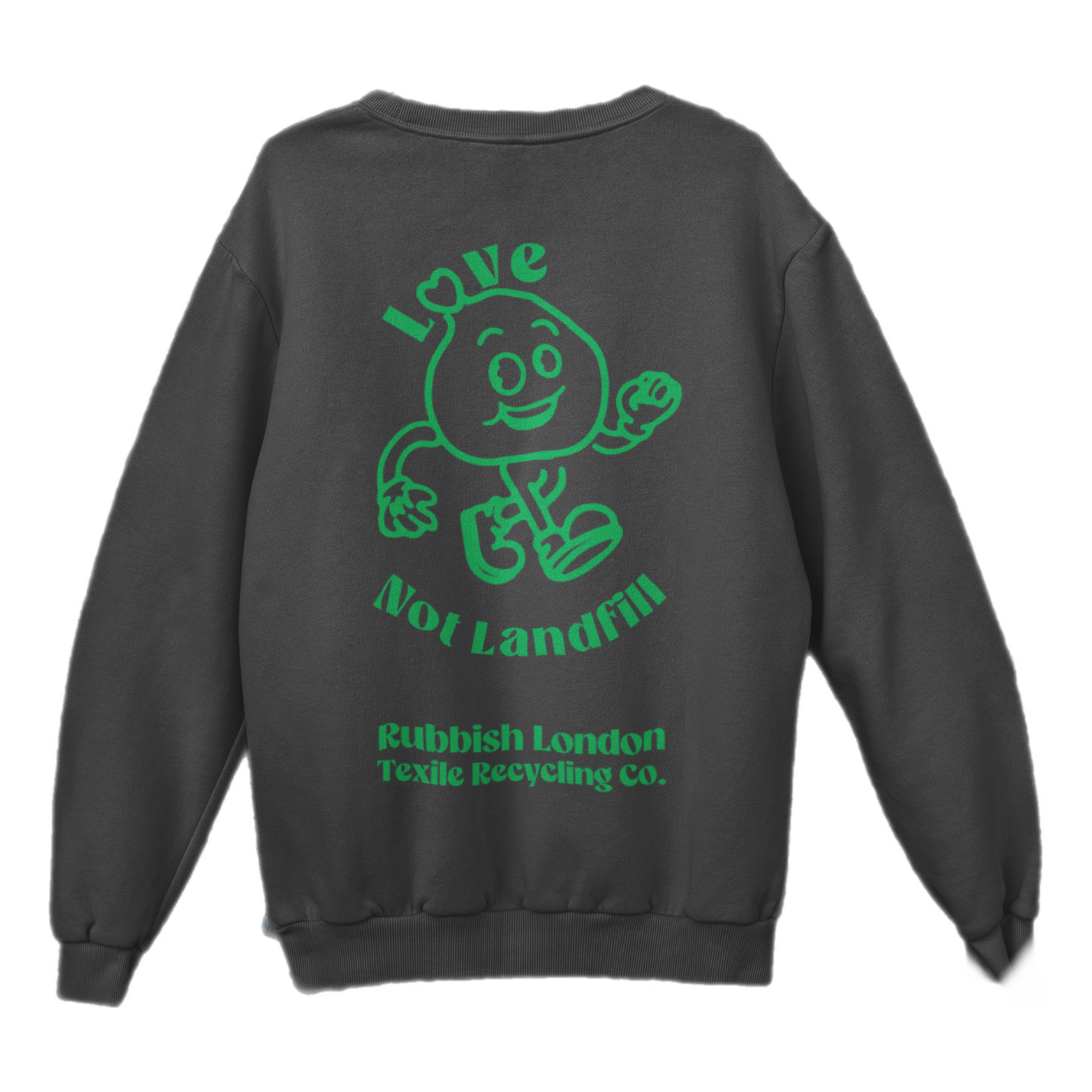 Love Not Landfill Mascot Sweatshirt