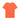 Lightweight Recycled Cotton T-Shirt Orange