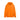 Lightweight Recycled Cotton Hoodie Orange
