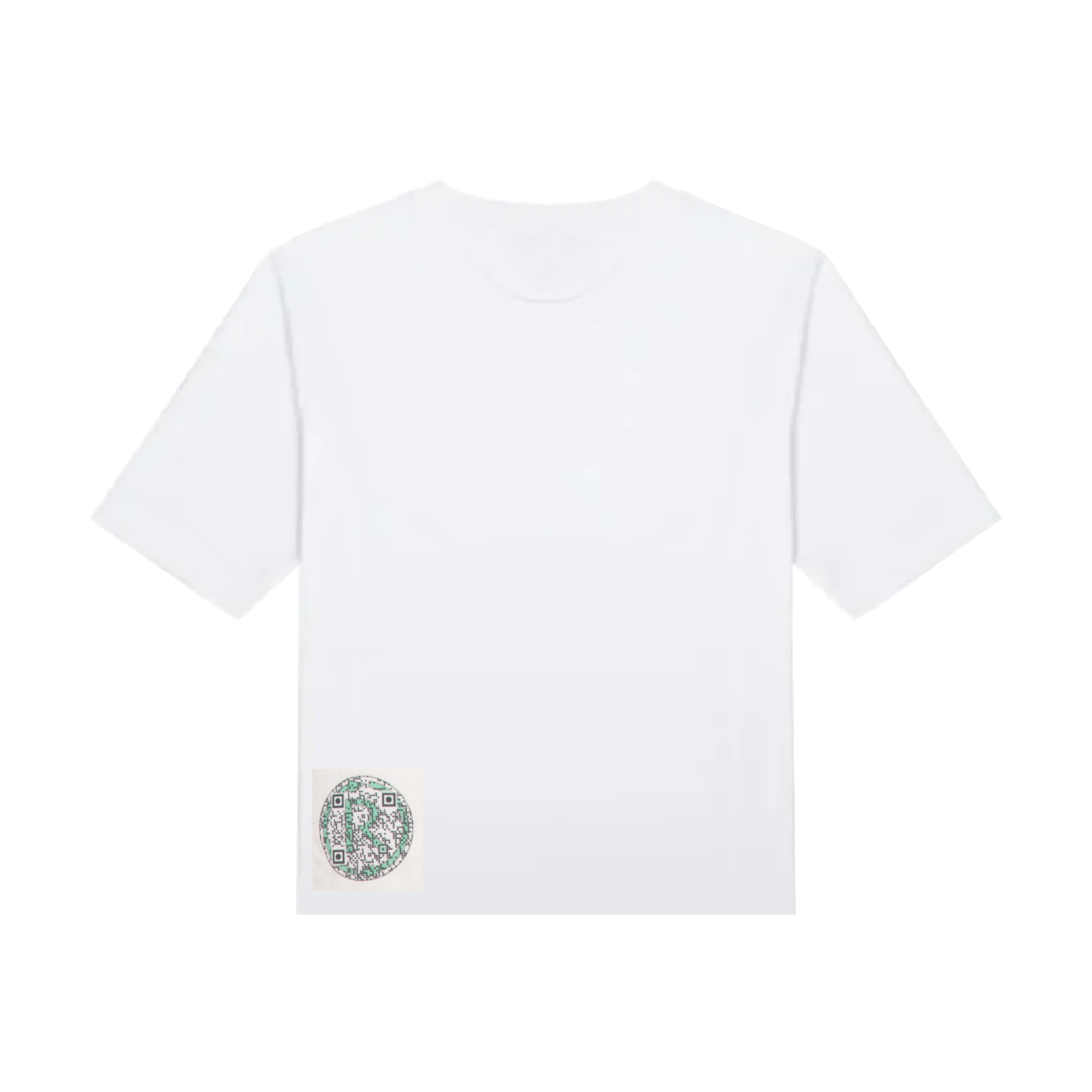 New Women’s Boxy Trash T-Shirt Arctic White