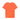 Lightweight Recycled Cotton T-Shirt Orange