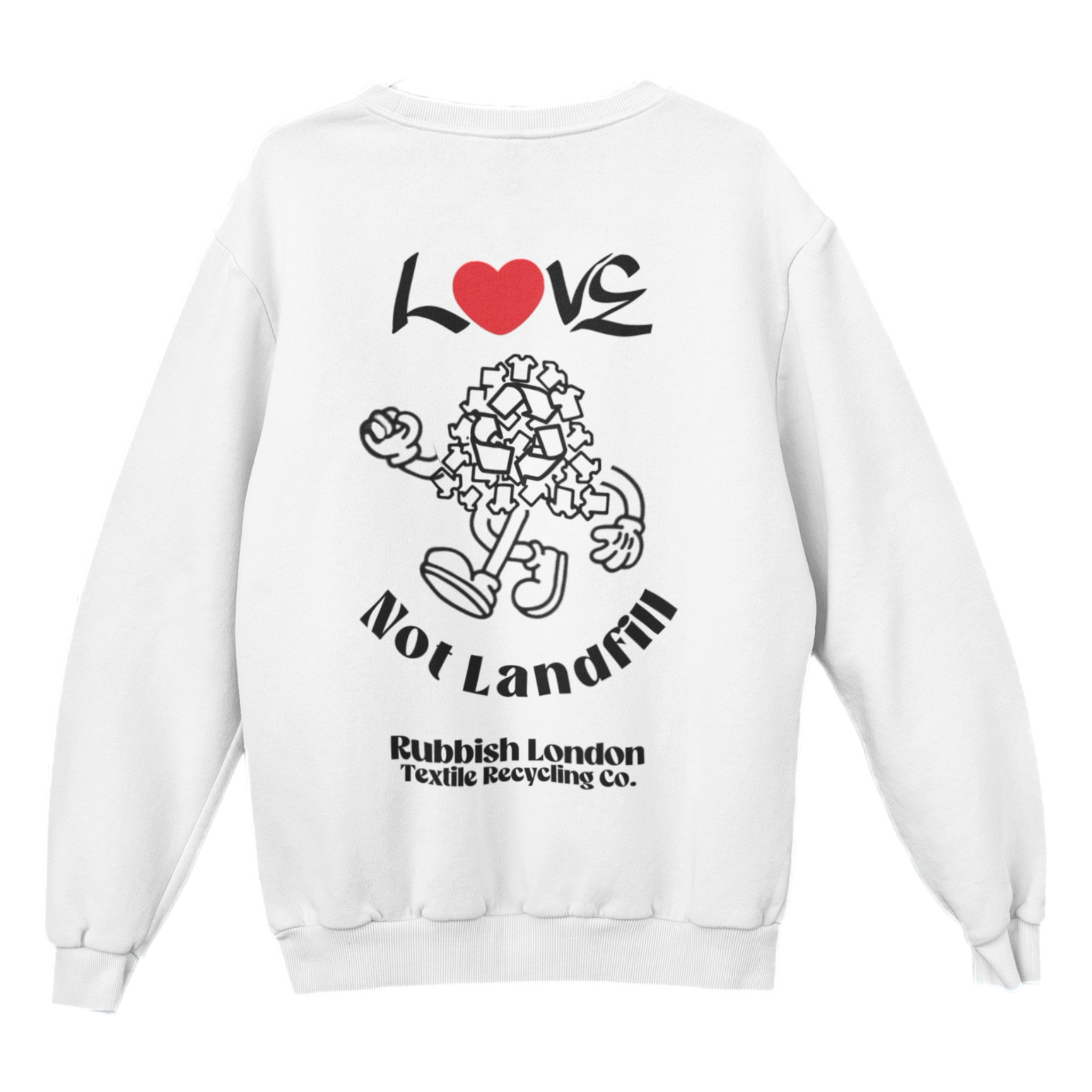 Love Not Landfill Mascot Sweatshirt