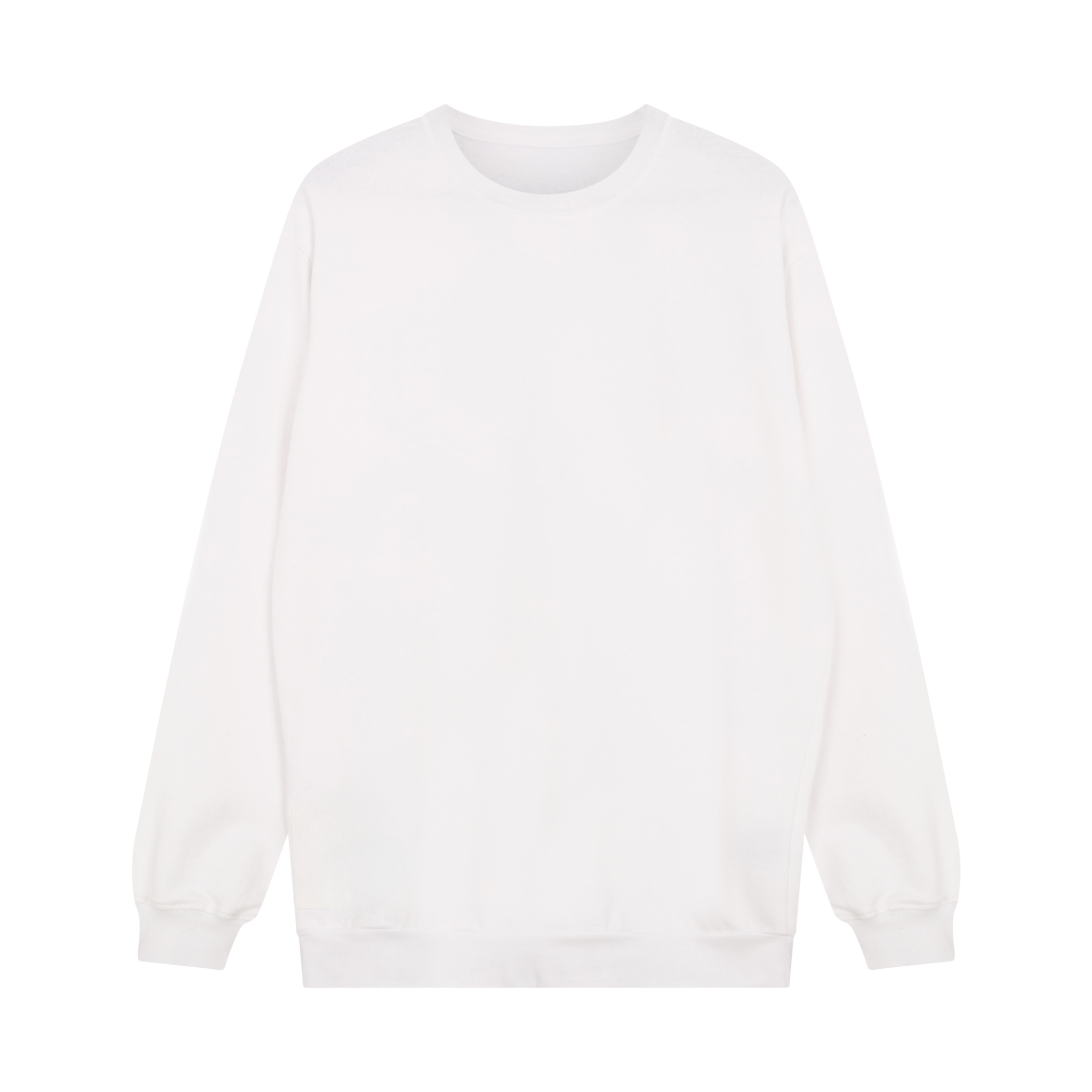 100% Recycled Cotton Lightweight Sweatshirt Arctic White