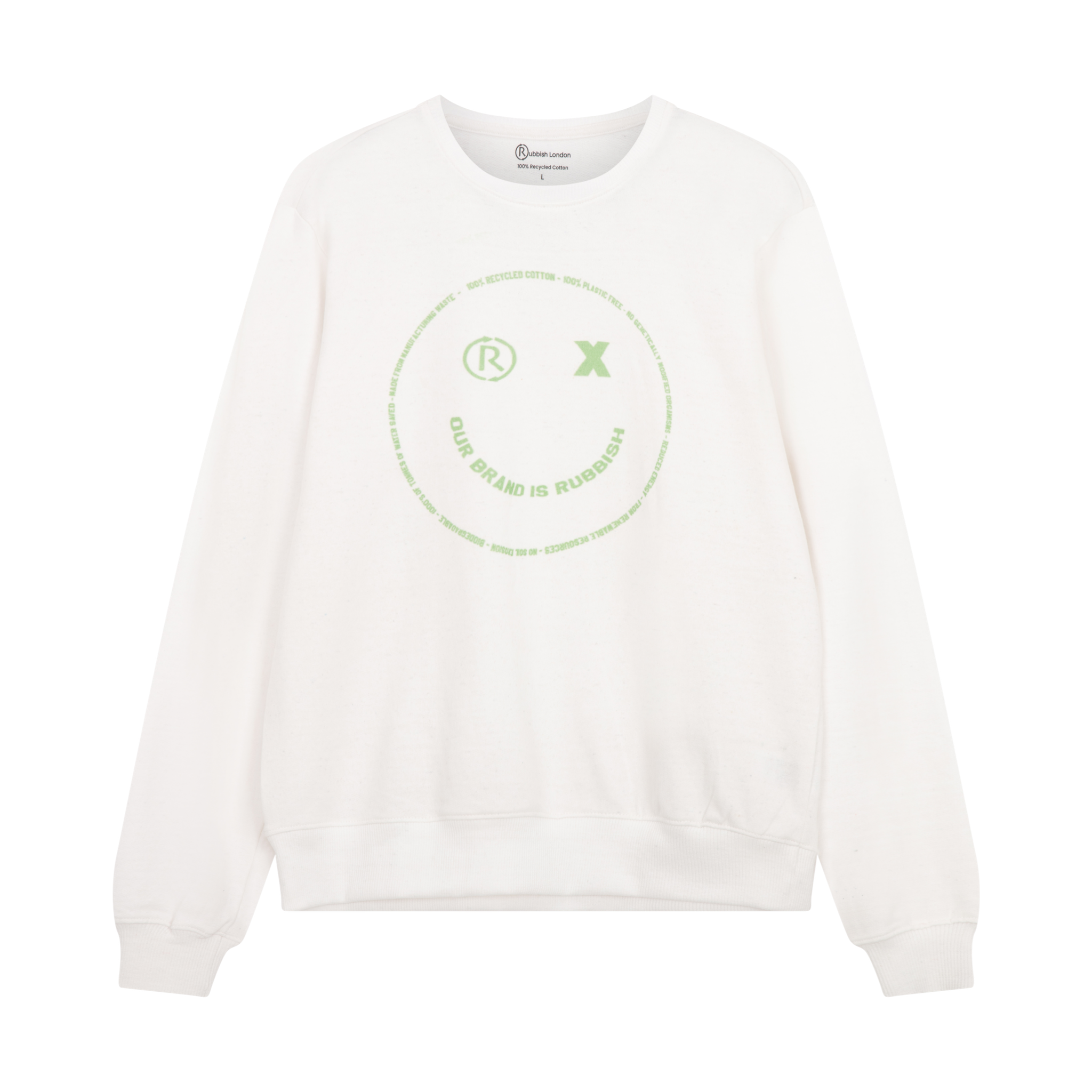 Emoji 100% Recycled Cotton Fitted Sweatshirt